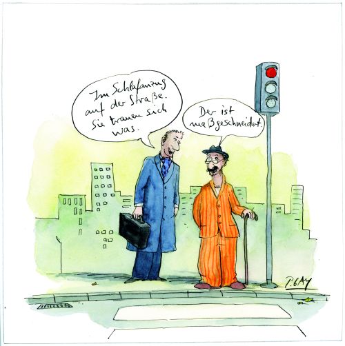 2013-Karikatur Peter Gaymann zur Austellung Demensch
